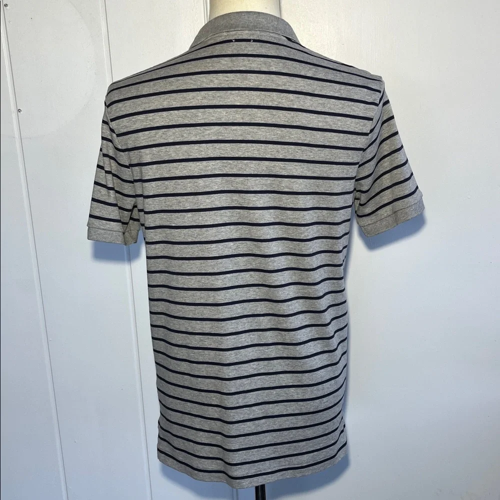 Polo Ralph Lauren Classic Fit Grey w/Navy Stripes S/S Soft Shirt Men's Small